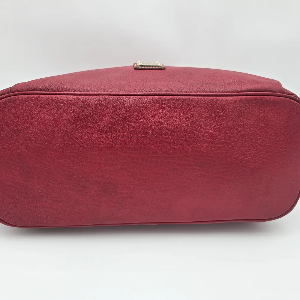 Dooney & Bourke Kristen Red Leather Tote Bag - Picture 9 of 16